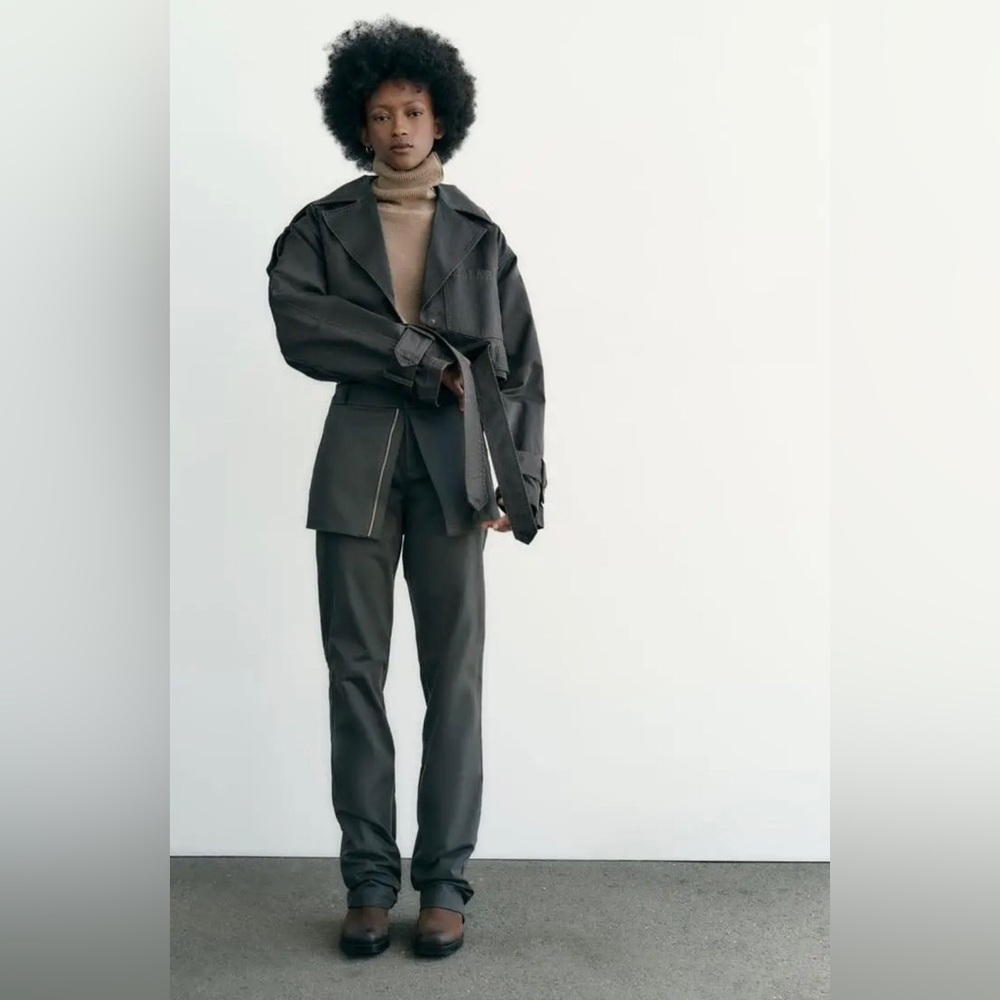 Zara Pants with zip skirt